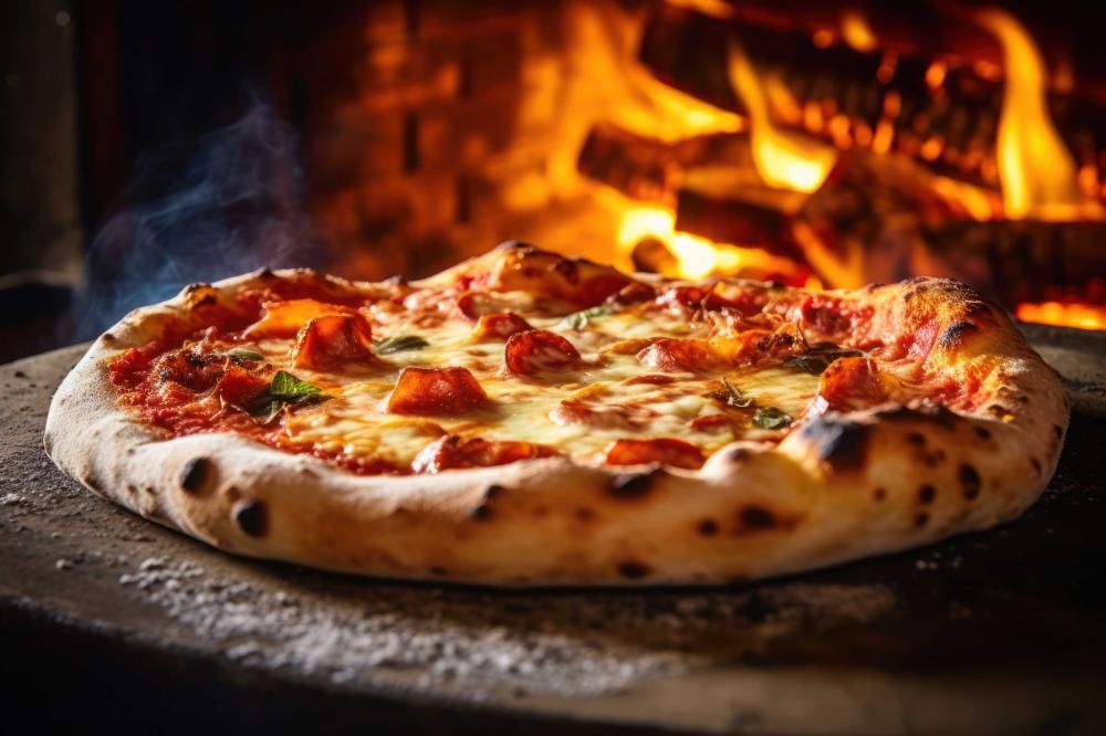 pizza au feu de bois
