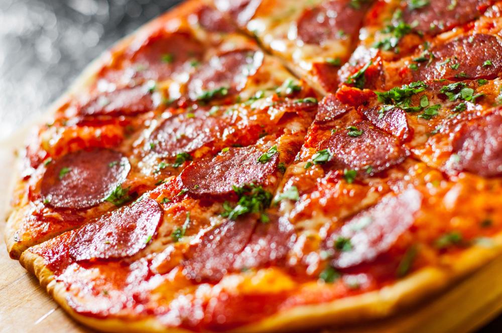 pizza viande